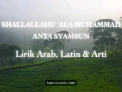 Lirik Sholawat Shallallahu ‘Ala Muhammad Anta Syamsun Lengkap Arab, Latin & Arti